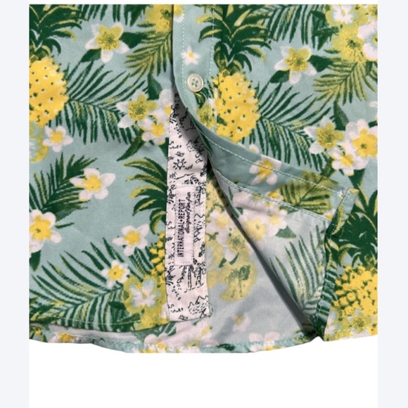 🍍 Men’s XL Tropical Pineapple Button-Down Shirt | International Report - Picture 3 of 7